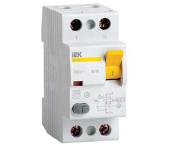 Выключатель дифференциального тока (УЗО) 2п 32А 30мА тип A ВД1-63 ИЭК