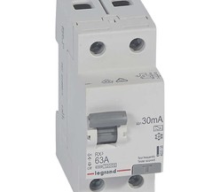 Выключатель дифференциального тока (УЗО) 2п 63А 30мА тип A RX3 Leg