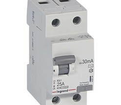 Выключатель дифференциального тока (УЗО) 2п 25А 30мА тип AC RX3 Leg