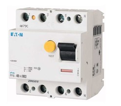 Выключатель дифференциального тока (УЗО) 4п 25А 30мА тип AC 6кА PF6 EATON