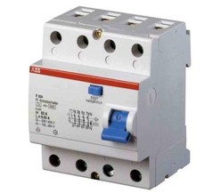 Выключатель дифференциального тока (УЗО) 4п 63А 100мА тип AC F204 ABB