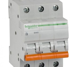 Выключатель автоматический модульный 3п C 20А 4.5кА BA63 Домовой Schneider Electric