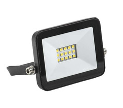 Прожектор СДО 06-10 светодиодный черный IP65 6500 K IEK