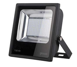 Прожектор Gauss LED Qplus 150W 14000lm IP65 6500К черный 1/10