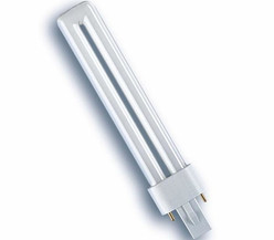 Лампа люминесцентная компактная DULUX S 9Вт/840 G23 OSRAM