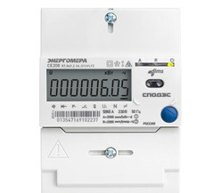 Счетчик CE208 R7.849.2.OA.QYUVLFZ SPds 1ф многотариф. RS-485 многофункц. Энергомера
