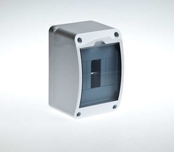 Бокс ОП Тусо 4мод. IP40 бел./прозр. двер. Рувинил