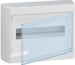 Бокс ОП Nedbox 1х12мод. прозр. дверь Leg