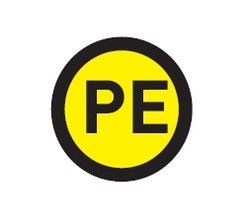 Наклейка PE d20мм EKF an-2-08