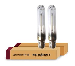 Лампа газоразрядная натриевая ДНаТ 100 E40 (25) МЕГАВАТТ