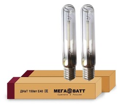 Лампа газоразрядная натриевая ДНаТ 150 E40 (25) МЕГАВАТТ