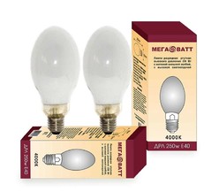 Лампа газоразрядная ртутная ДРЛ 250 E40 (20) МЕГАВАТТ