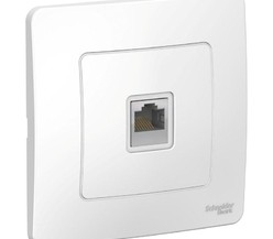 Розетка компьютерная 1-м СП BLANCA RJ45 кат.5e бел. SchE