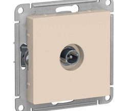 Механизм розетки TV ATLAS DESIGN оконечный 1DB беж. SchE
