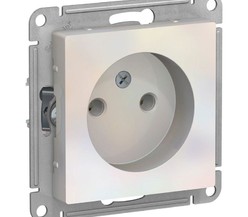 Механизм розетки 1-м СП ATLAS DESIGN без заземл. 16А жемчуг SchE