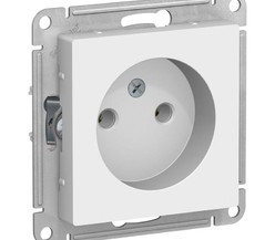 Механизм розетки 1-м СП ATLAS DESIGN без заземл. 16А бел. SchE