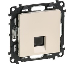Механизм розетки телефонной Valena Life 1 выход RJ11 с лиц. панелью сл. кость Leg