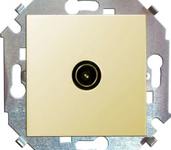 Механизм розетки TV СП Simon15 одиночная сл. кость Simon