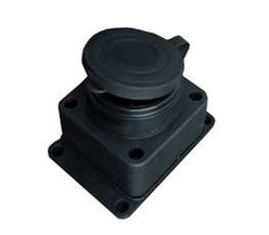 Розетка настенная 16А IP44 250В (еврослот) с заглушкой с заземл. каучук UNIVersal