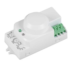 Детектор движения ДД-МВ 201 1200Вт 360град. 8М IP20 бел. ИЭК