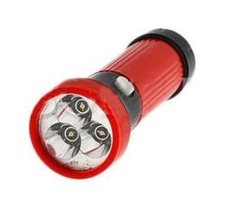 Фонарь 3002-ТН (3LED 1 режим 3XR03; блист-пакет; красн.) Ultraflash