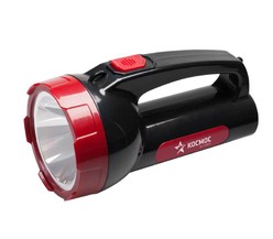 Фонарь светодиодный аккум. BASIC 1х5Вт LED зарядка 220В КОСМОС