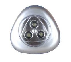 Фонарь-стикер LED 6244 (3LED; 3хR03 серебр.) Ultraflash