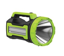 Фонарь светодиодный аккум. KOSMOS premium 10W LED бок. панель 3Вт 3 режима регулировка яркости зарядное устройство 220/12В USB выход КОСМОС