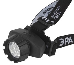 Фонарь GB-604 налобный 18хLED 3хAAA 4 реж. черн. блист. ЭРА