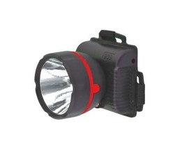 Фонарь налобный 909LED1 (1LED 1 режим; 3хR6 черн.) Ultraflash
