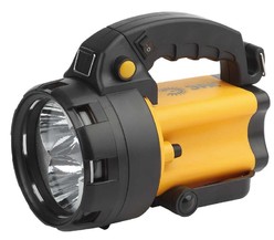Фонарь PA-604 АЛЬФА 3x1Вт LED SMD аккум. прожектор литий 3А.ч сигнал.св. ЗУ 220В+12В (инд. упак.) (8/144) ЭРА