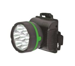 Фонарь налобный 909LED7 (7LED 1 режим; 3хR6 черн.) Ultraflash