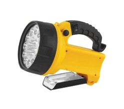 Фонарь UF3712LED (аккум 220В/12В жел. 19 LED; 4В 2Ач пласт. короб) Ultraflash