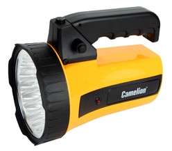 Фонарь 35LED 29315 (аккум. 220В жел.; 6В 4А-ч пласт. короб.) Camelion