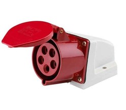 Розетка стационарная 125 3Р+РЕ+N 32А 380В IP44 РС-102 D