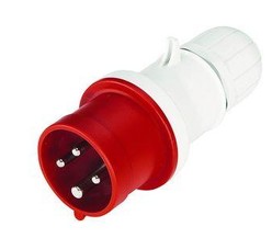 Вилка кабельная IP44 32A 3P+E 400V