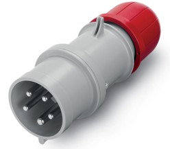 Вилка кабельная IP44 32A 3P+E+N 400V