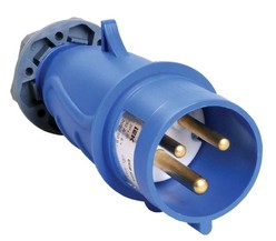 Вилка переносная ССИ-023 32А-6ч/200-250В 2Р+РЕ IP44 MAGNUM ИЭК