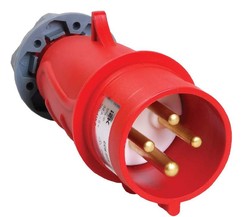 Вилка переносная ССИ-024 32А-6ч/380-415В 3Р+РЕ IP44 MAGNUM ИЭК