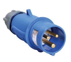 Вилка переносная ССИ-013 16А-6ч/200-250В 2Р+РЕ IP44 MAGNUM ИЭК