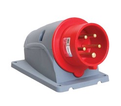 Вилка стационарная ССИ-525 32А-6ч/200/346-240/415В 3Р+РЕ+N IP44 MAGNUM ИЭК