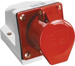 Розетка стационарная CCИ-115 3Р+РЕ+N 16А 380-415В IP44 IEK