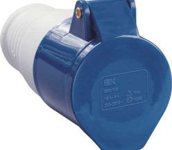 Розетка переносная ССИ-223 2Р+РЕ 32А 200-250В IP44 IEK