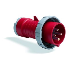 Вилка кабельная 416P6W, 16А, 3P+N+E, IP67, 6ч