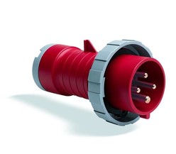 Вилка кабельная 432P6W, 32А, 3P+N+E, IP67, 6ч