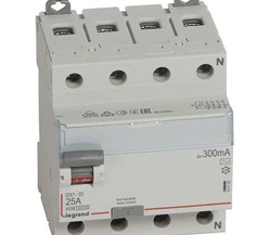 Выключатель диф. тока 4п 25А 300мА тип AC DX3 Leg