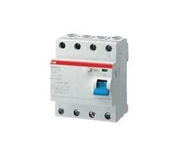 Выключатель дифференциального тока (УЗО) 4п 25А 30мА тип AC F204 ABB