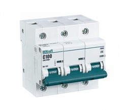 Выключатель автоматический модульный 3п C 100А 10кА ВА-201 Schneider Electric