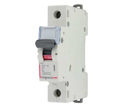Выключатель автоматический модульный 1п C 10А 6кА DX3-E 6000 1мод. 230/400В Legrand