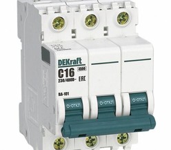 Выключатель автоматический модульный 3п C 16А 4.5кА ВА-101 Schneider Electric